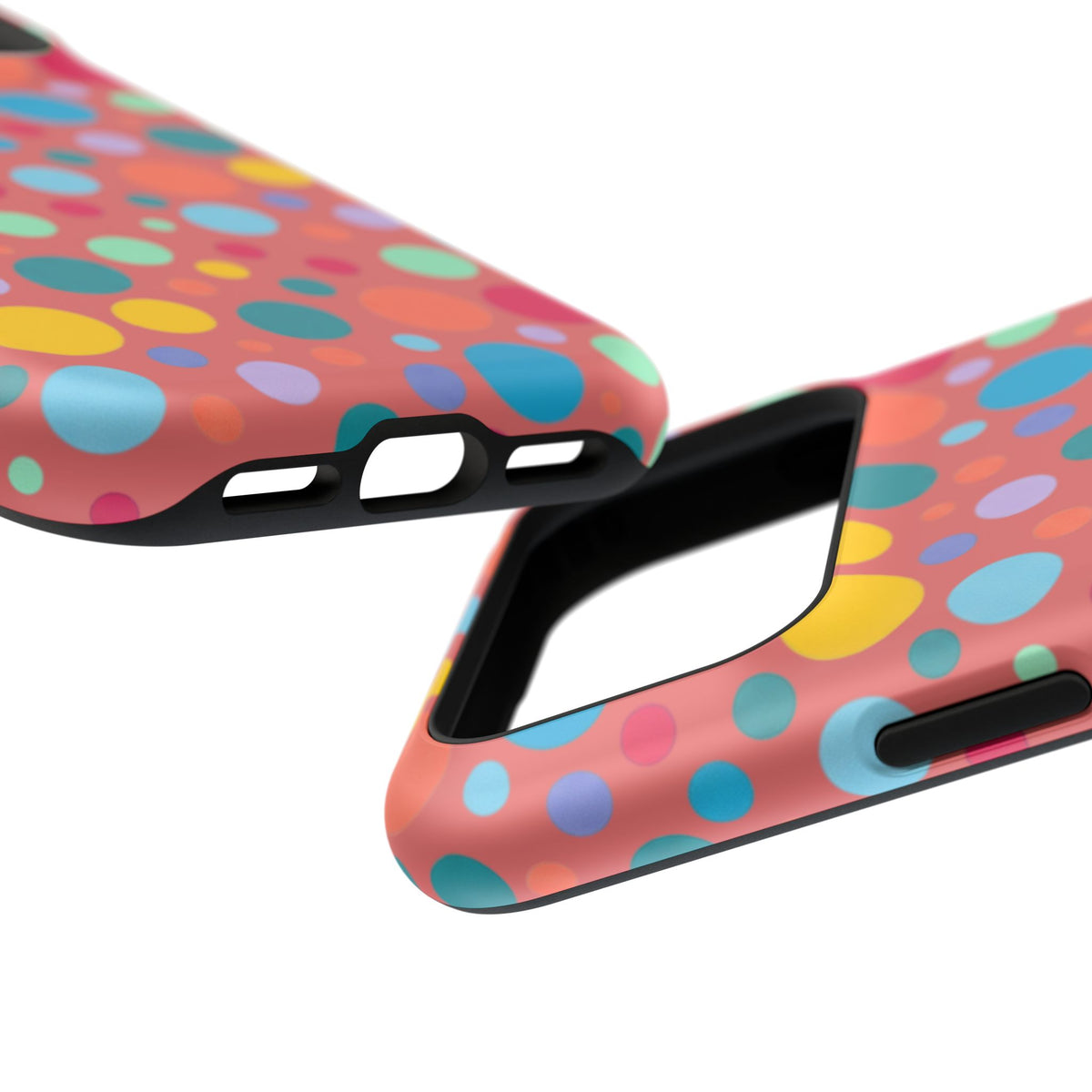 Colorful Polka Dot Magnetic Phone Case — Impact-Resistant, Vibrant Retro Dots