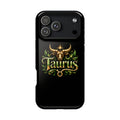 Taurus Zodiac Magnetic Phone Case — Impact‑Resistant Astrological Design