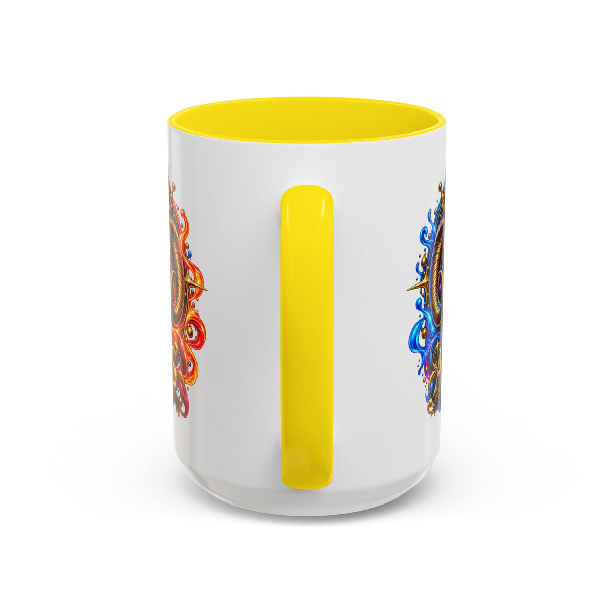 Aries Zodiac Coffee Mug — Colorful Ram Astrology Accent Mug (11/15oz)