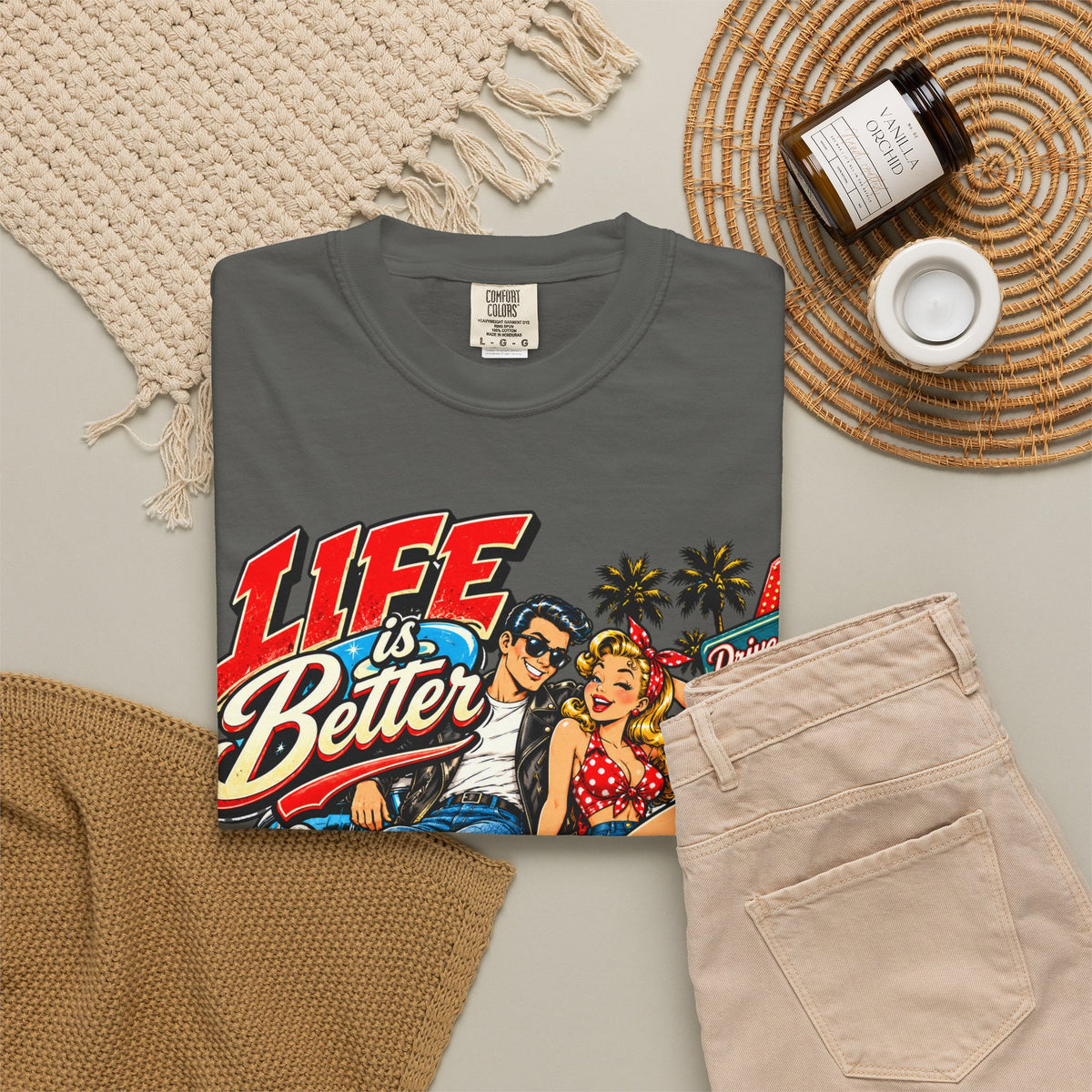 Life Is Better Drive-In Vintage T-Shirt