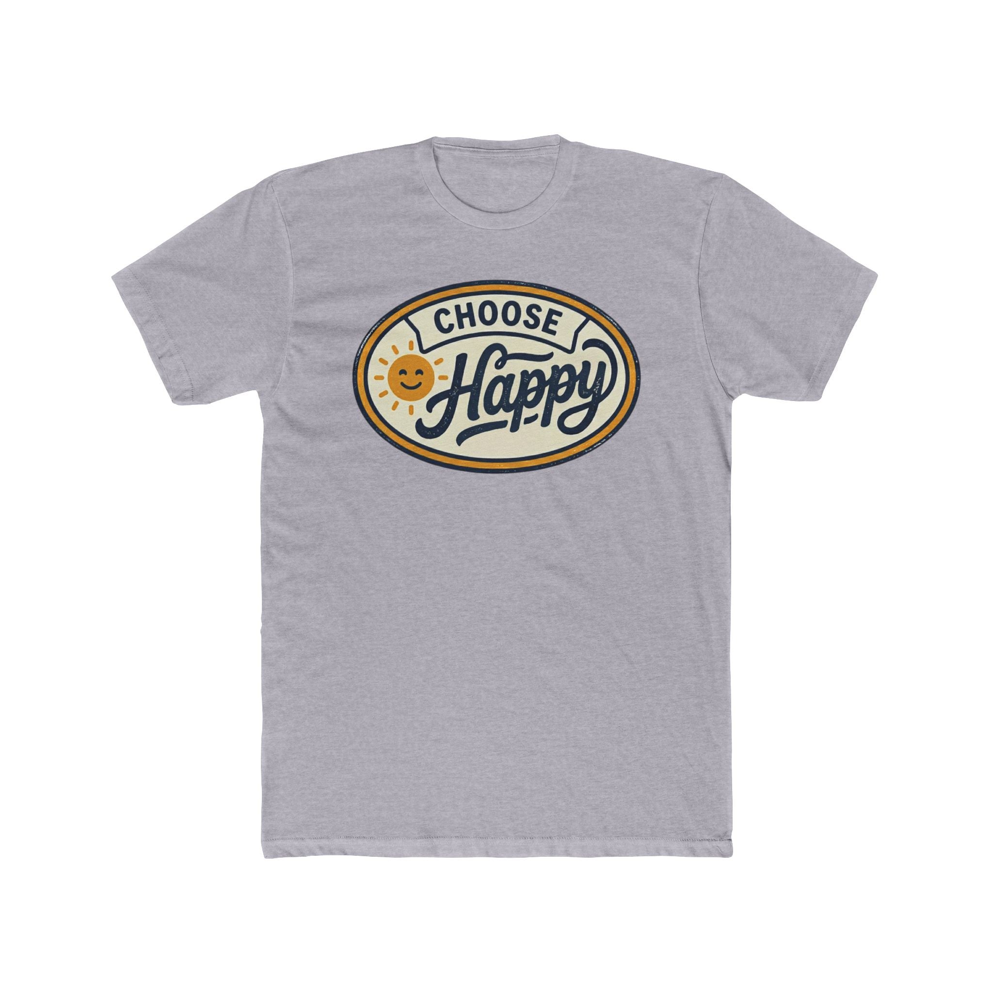 Choose Happy T-Shirt – Retro Smiley Graphic Tee