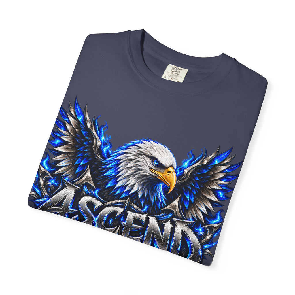Ascend Eagle T-Shirt — Bold Blue Eagle Graphic Tee