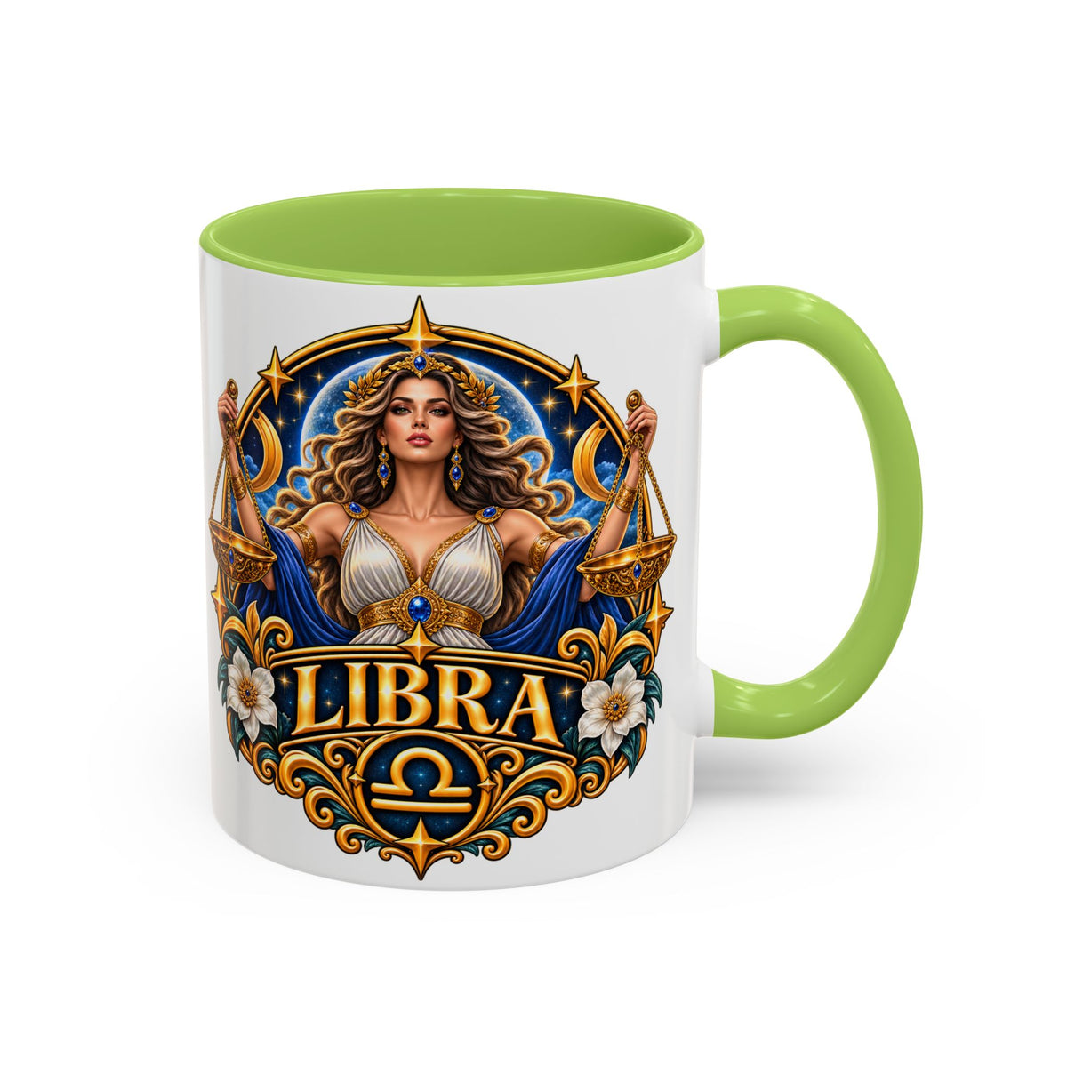 Libra Zodiac Coffee Mug – Elegant Horoscope Astrology Gift (11/15oz)