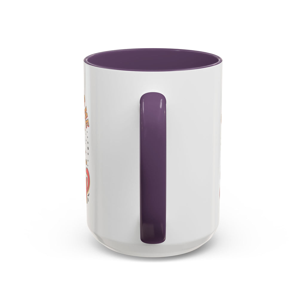 Coffee Mug — "Coffee Makes Me Happy" Cute Retro Accent Mug (11/15oz)