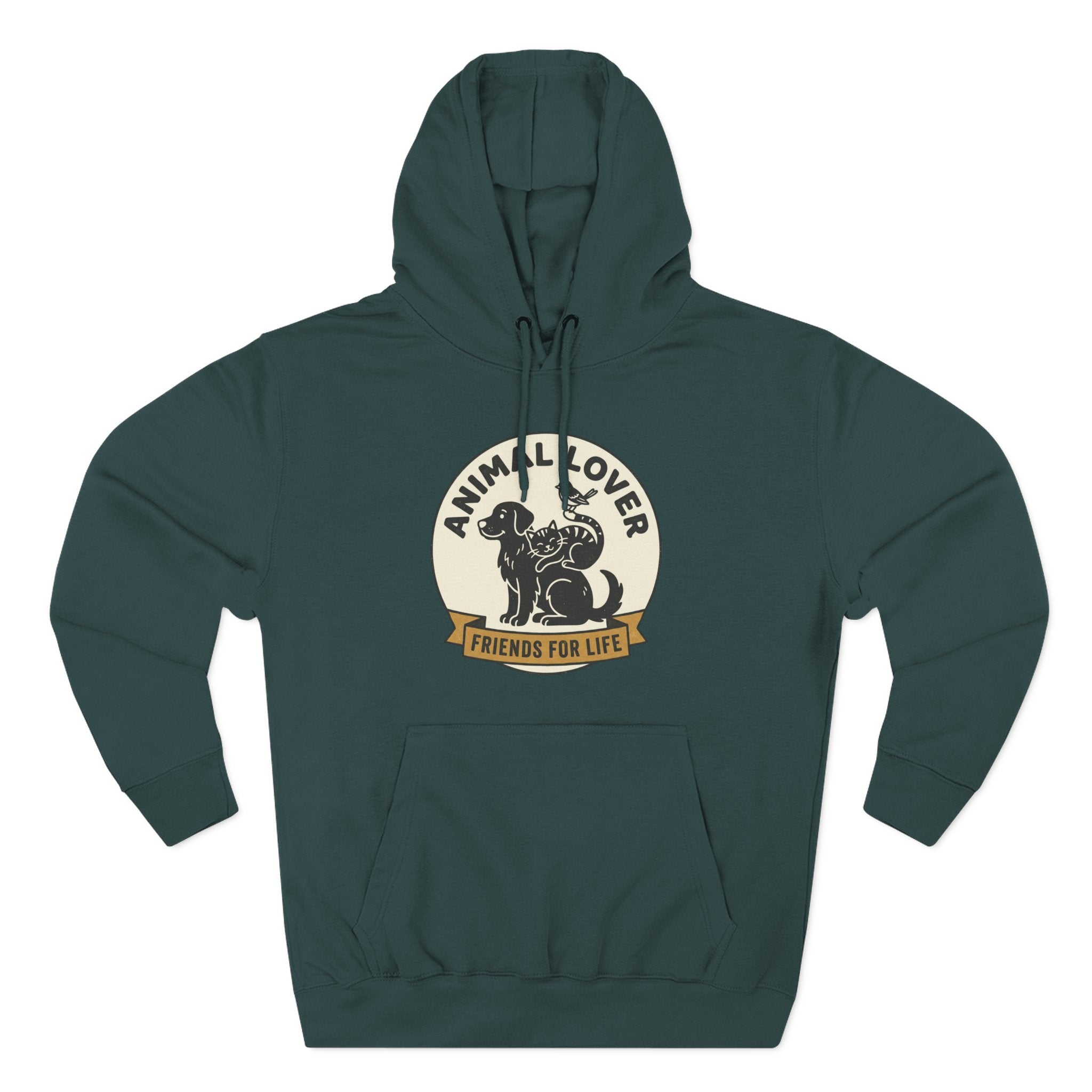 Animal Lover Hoodie – Friends For Life Graphic Pullover