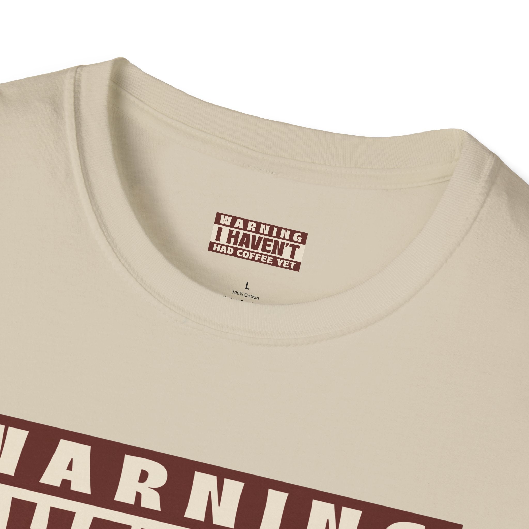 Funny Coffee Warning T-Shirt, Gift for Coffee Lovers, Casual Wear