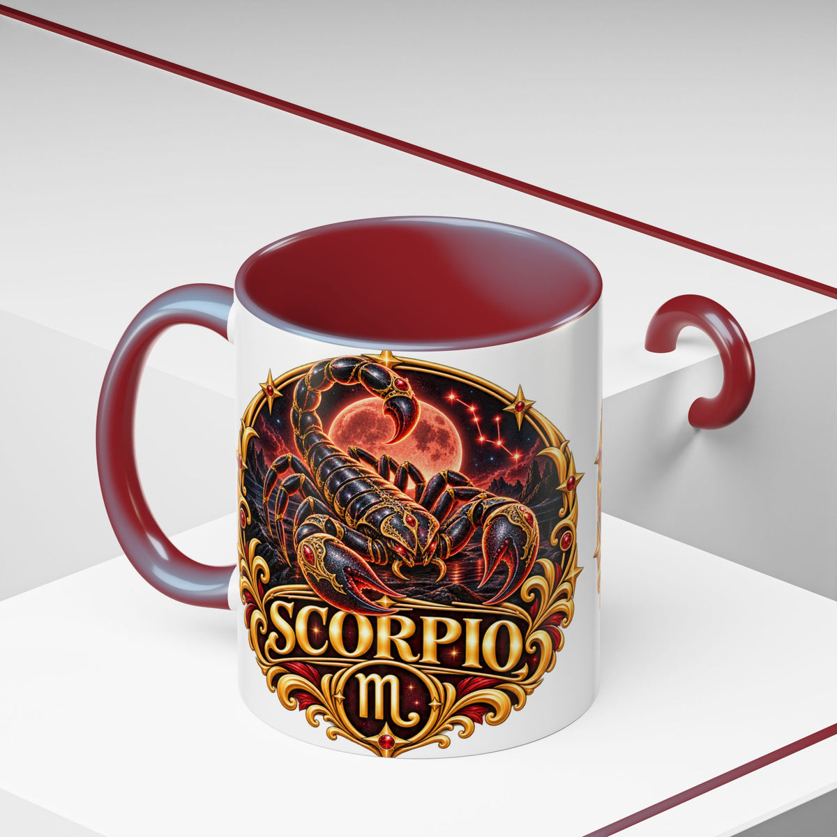 Scorpio Zodiac Coffee Mug — Bold Scorpion Astrology Design (11/15oz)