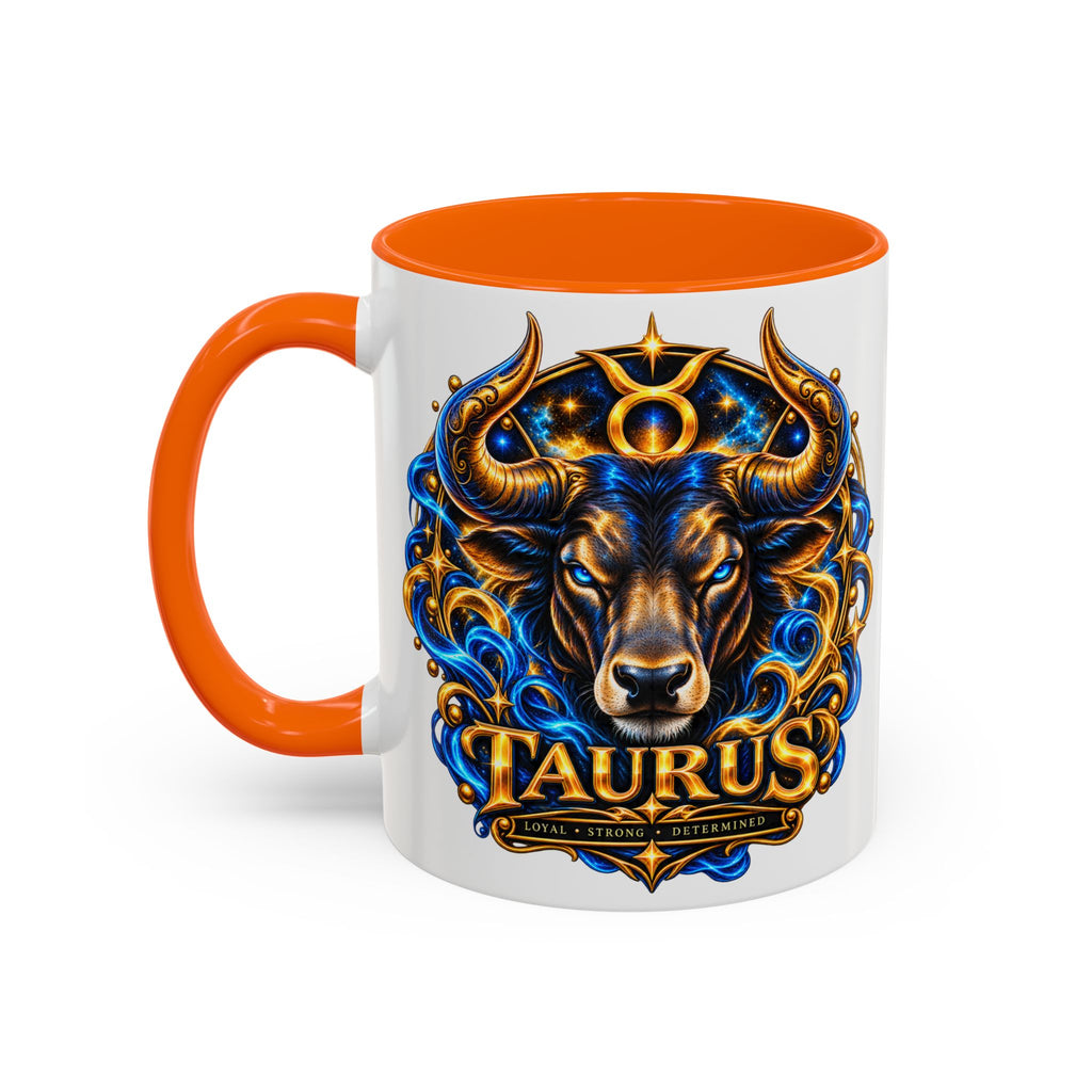 Taurus Coffee Mug — Zodiac Bull Accent Mug (11/15oz)