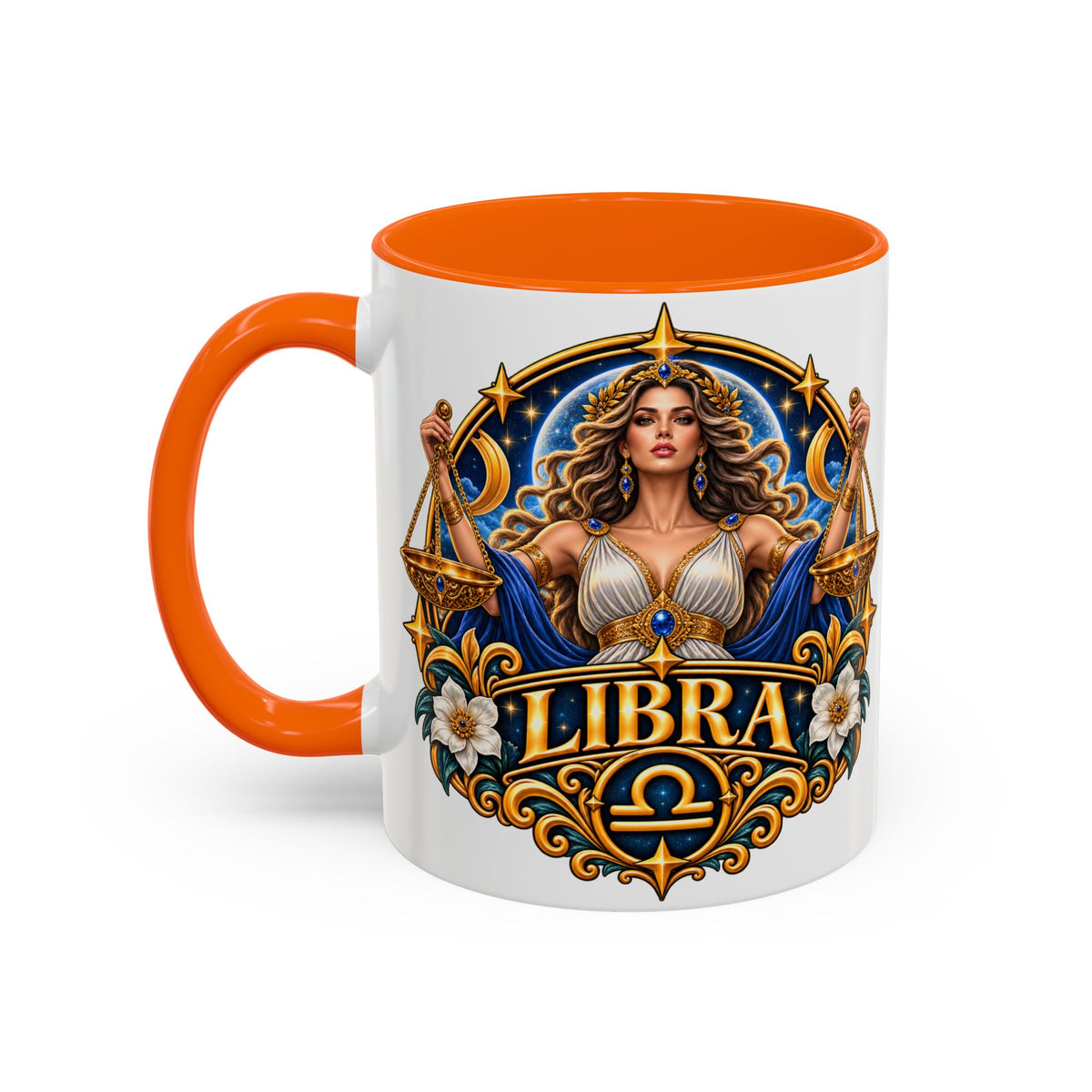Libra Zodiac Coffee Mug – Elegant Horoscope Astrology Gift (11/15oz)