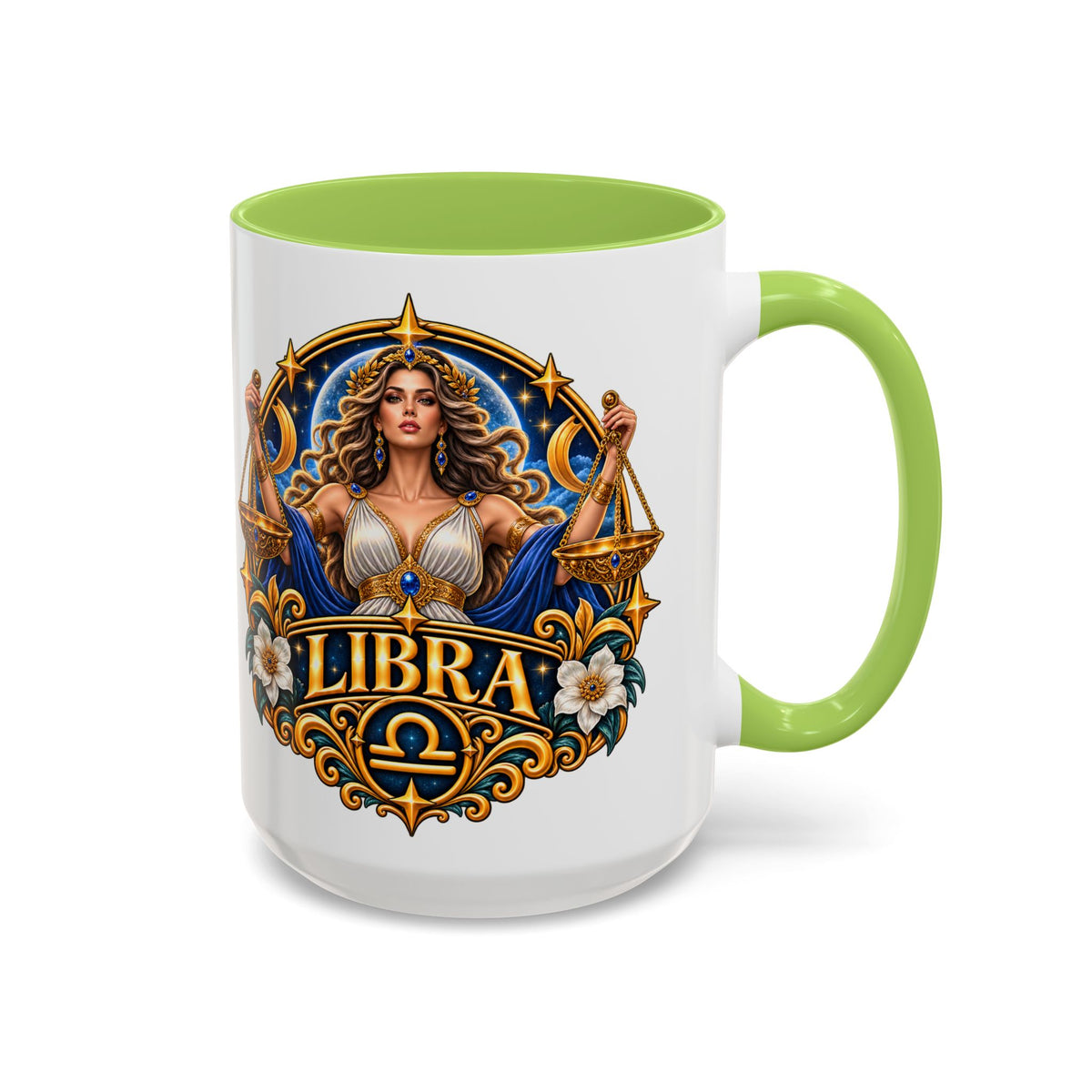 Libra Zodiac Coffee Mug – Elegant Horoscope Astrology Gift (11/15oz)