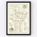 Vintage Map of Tombstone, Arizona 1962