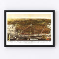 Vintage Map of Brooklyn, New York 1879