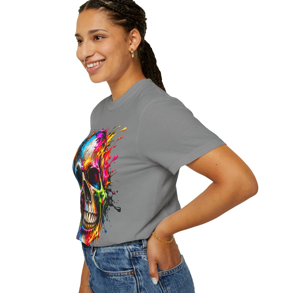 Color Splash Skull T-Shirt