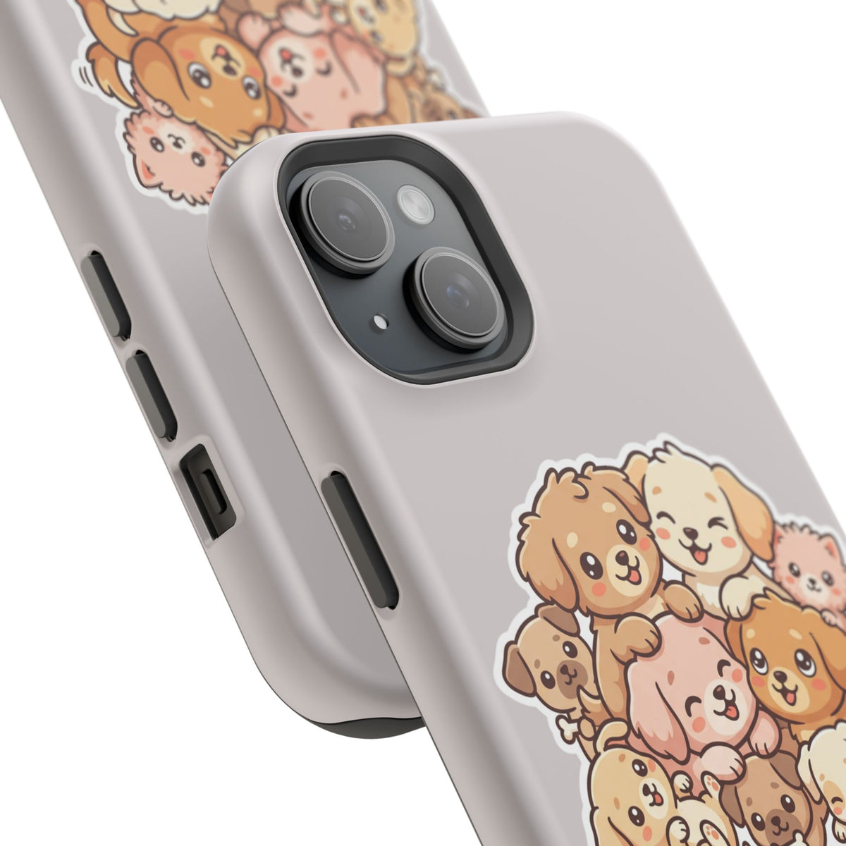 Cute Puppy Pile Magnetic Impact-Resistant Phone Case