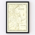 Vintage Map of Delaware 1795