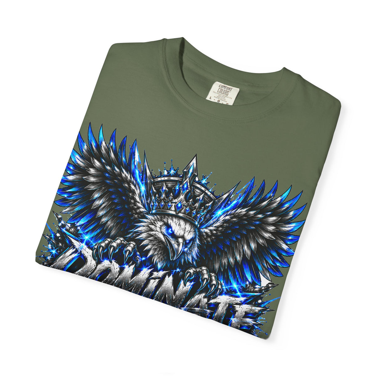 Dominate Eagle Graphic T-Shirt — Bold Crowned Eagle Design