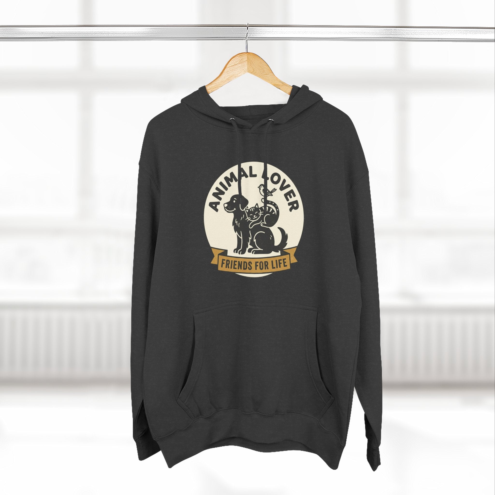 Animal Lover Hoodie – Friends For Life Graphic Pullover