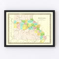 Vintage Map of Missouri 1836