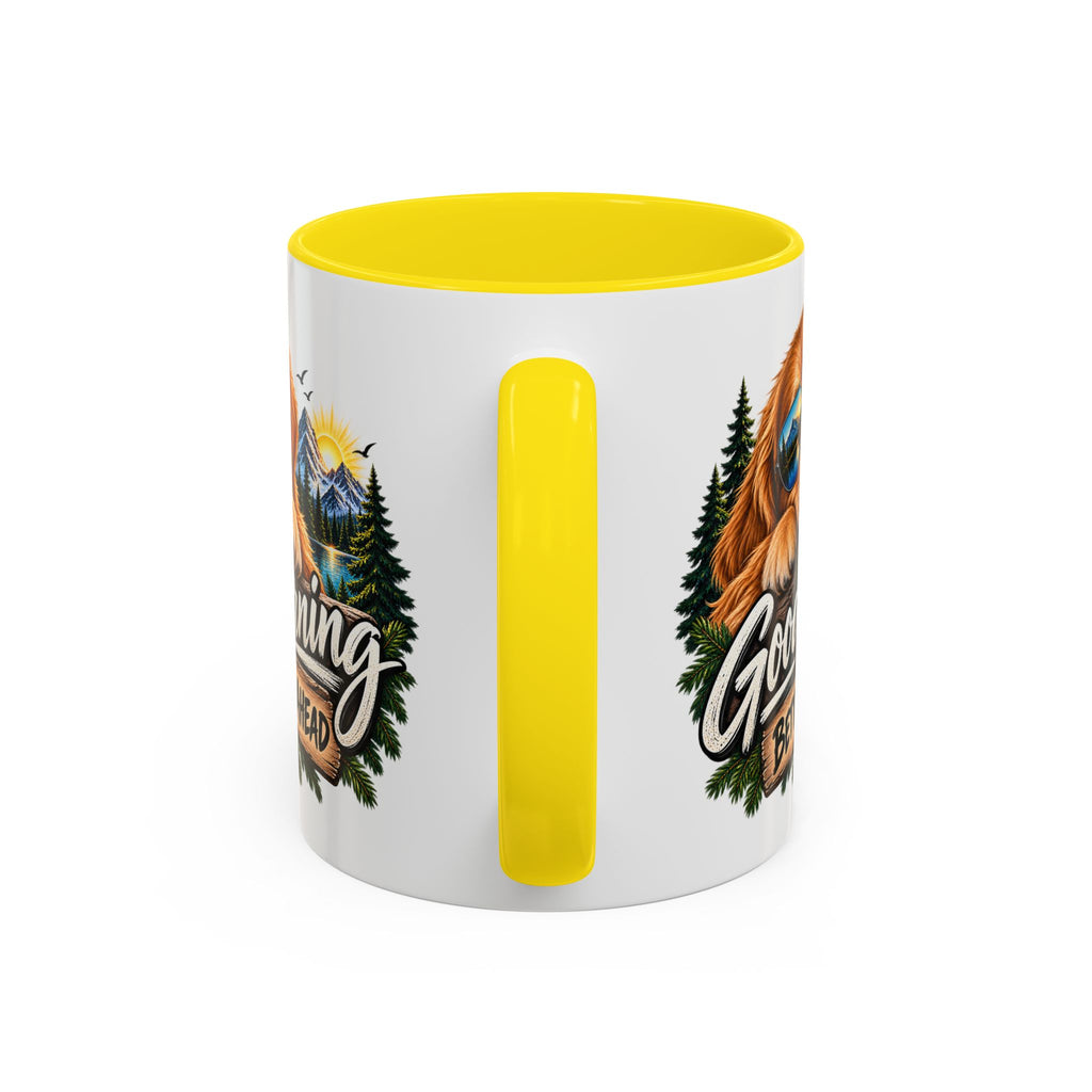 Good Morning Dog Coffee Mug — 'Good Morning, Better Days Ahead' Accent Mug