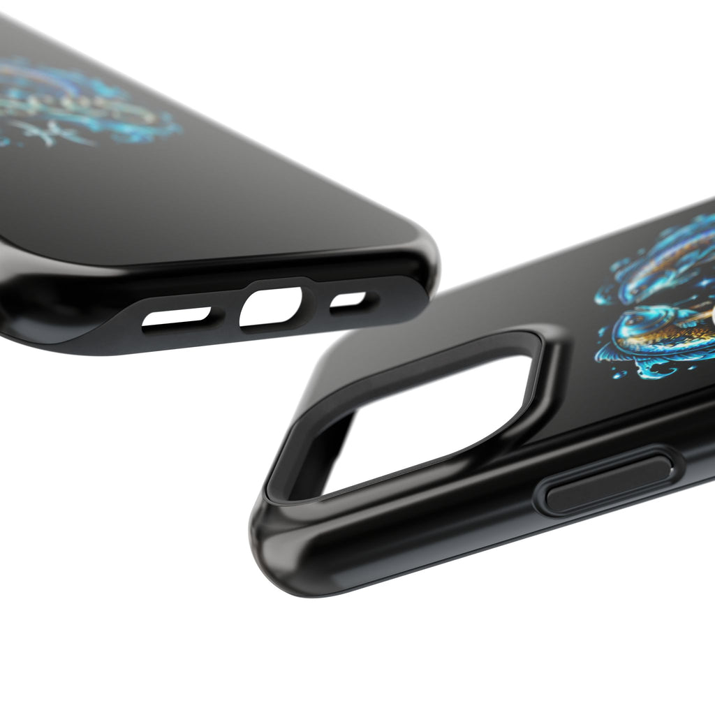Pisces Magnetic Impact-Resistant Phone Case — Zodiac Fish Astrology Design