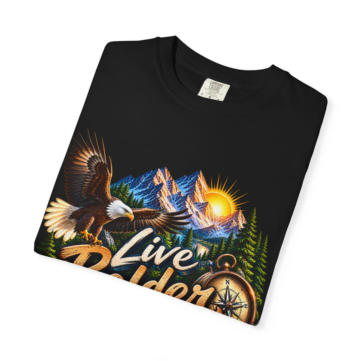 Adventure T-Shirt — "Live Bolder: Explore More, Stay Wild" Graphic Tee