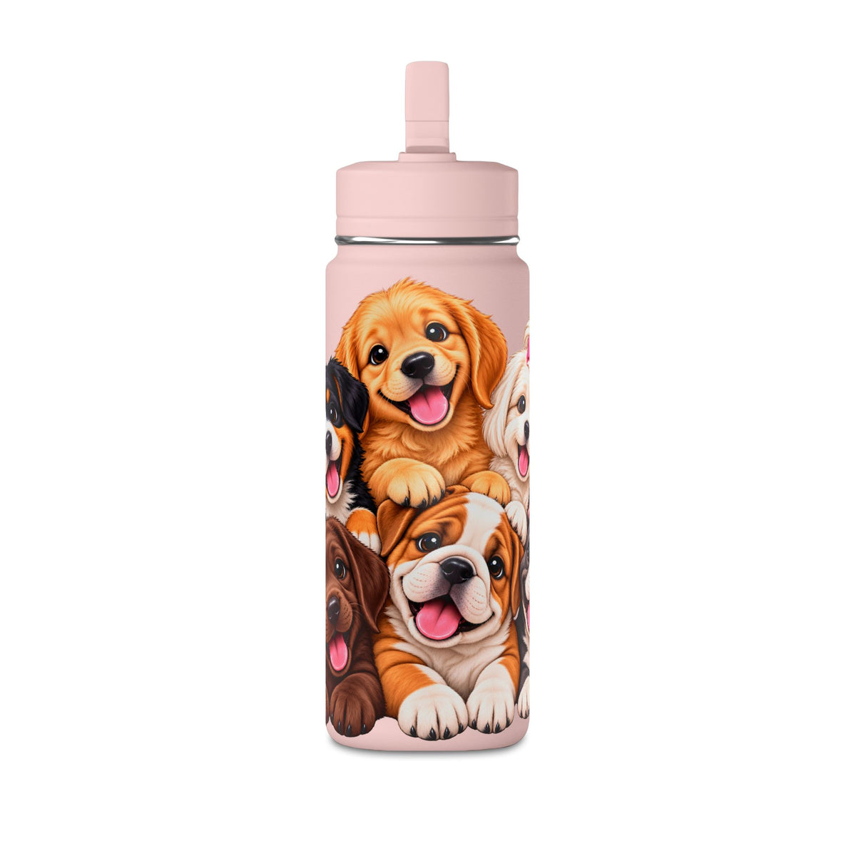 Dog Lover Water Bottle – 20oz Puppy Pack Design