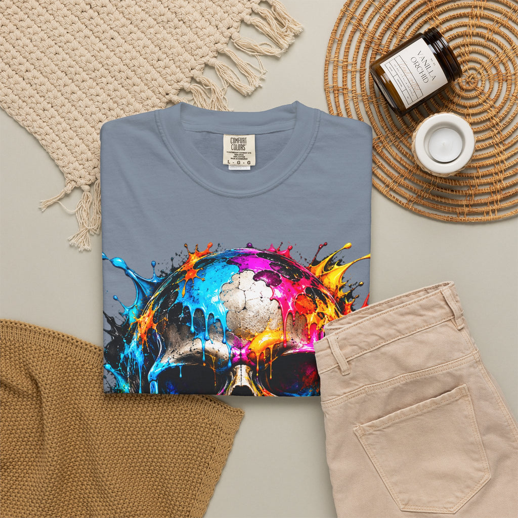 Color Splash Skull T-Shirt