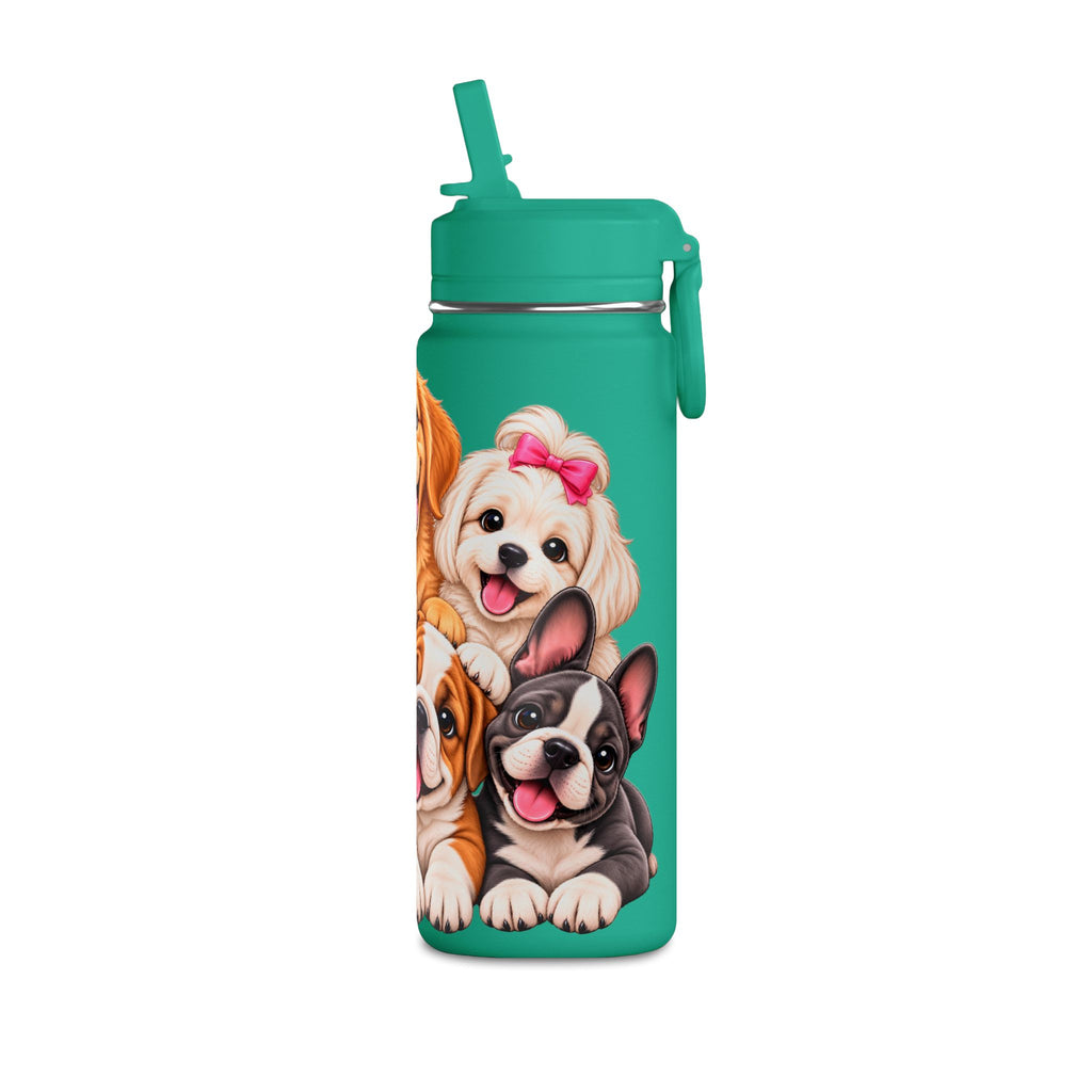 Dog Lover Water Bottle – 20oz Puppy Pack Design