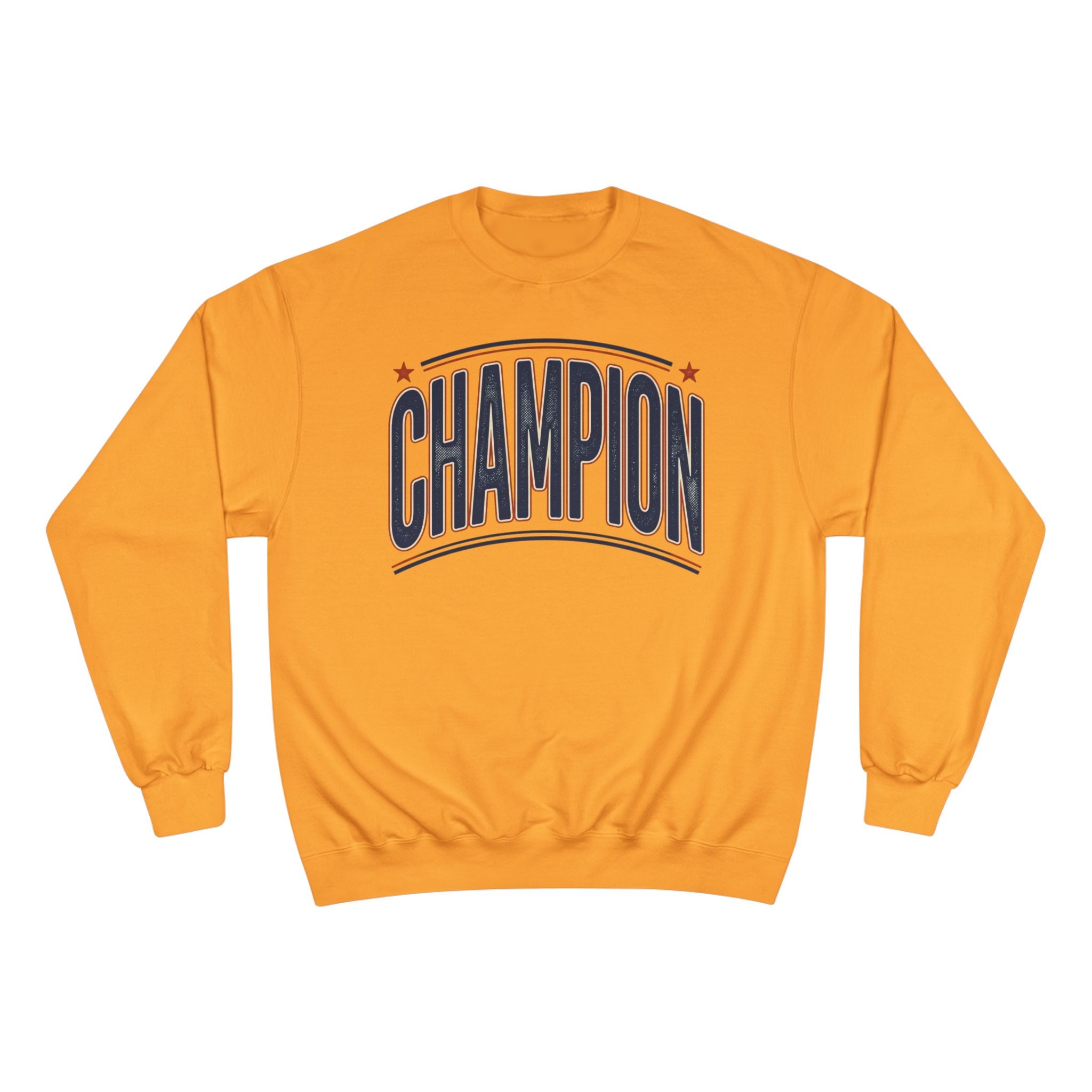 Champion Graphic Sweatshirt — Retro Arch Lettering Pullover
