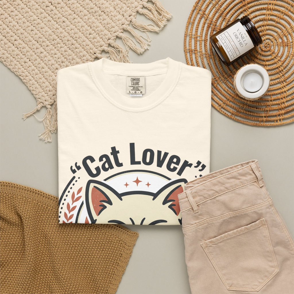 Cat Lover T-Shirt — "Proud & Purry" Retro Cat Graphic Tee