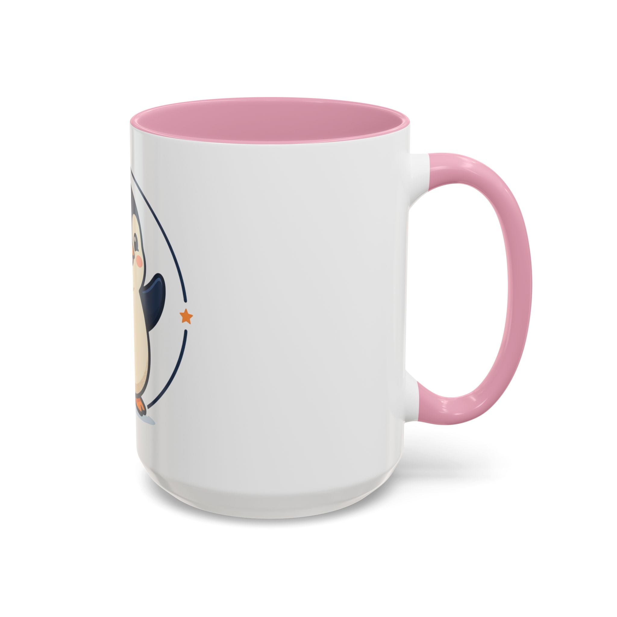 Cute Waving Penguin Mug | 11oz or 15oz Colorful Ceramic