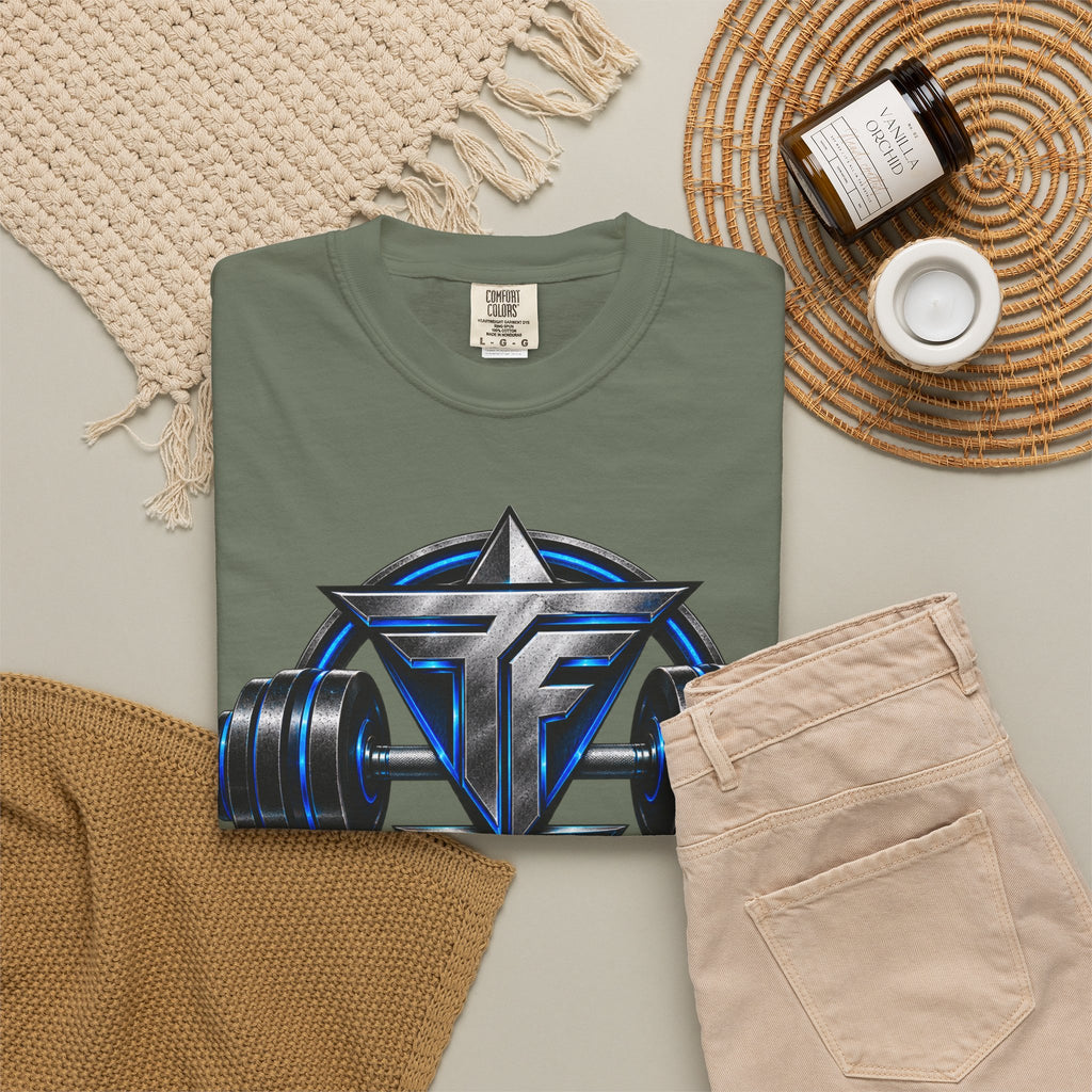 Fitness Lifestyle T-Shirt — Barbell Logo Gym Tee