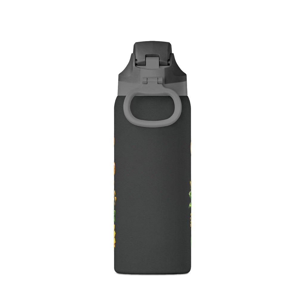 Bee and Sunflower Insulated Water Bottle