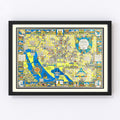 Vintage Map of Washington, DC, Washington DC 1926
