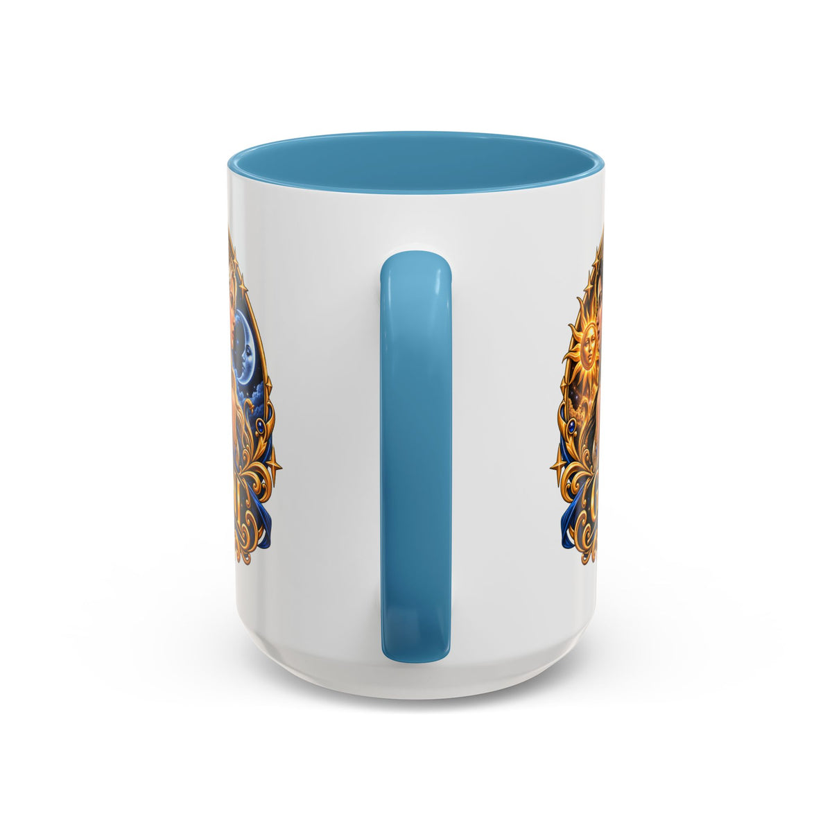 Gemini Zodiac Coffee Mug — Gemini Sign Astrology Accent Mug (11/15oz)