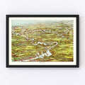 Vintage Map of Charles River, 1900