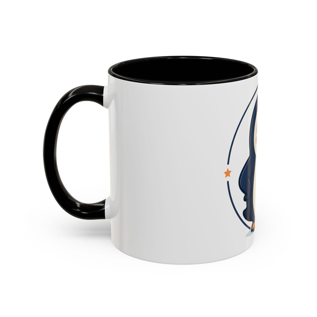 Cute Waving Penguin Mug | 11oz or 15oz Colorful Ceramic