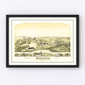 Vintage Map of Dodgeville, Massachusetts 1891
