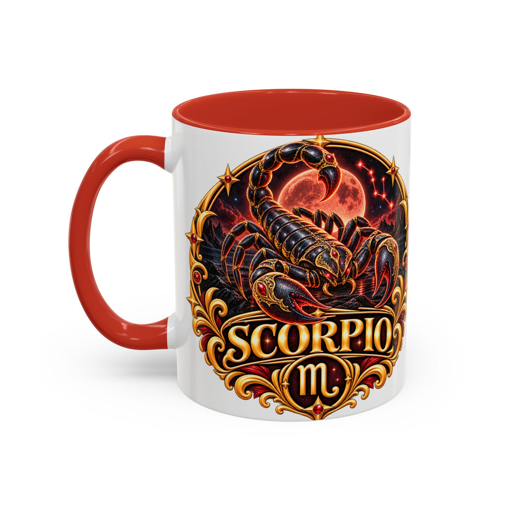 Scorpio Zodiac Coffee Mug — Bold Scorpion Astrology Design (11/15oz)