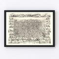 Vintage Map of Boston Highlands, Massachusetts 1888