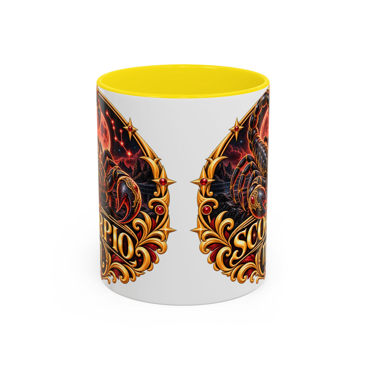 Scorpio Zodiac Coffee Mug — Bold Scorpion Astrology Design (11/15oz)