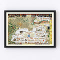 Vintage Map of Carmel By The Sea, California 1942