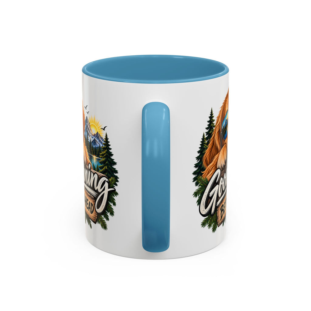 Good Morning Dog Coffee Mug — 'Good Morning, Better Days Ahead' Accent Mug