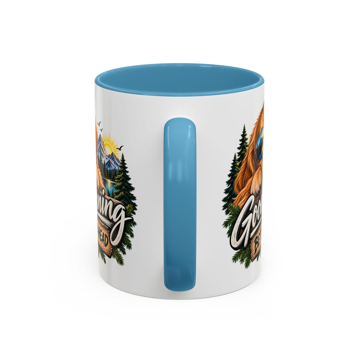 Good Morning Dog Coffee Mug — 'Good Morning, Better Days Ahead' Accent Mug