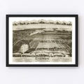 Vintage Map of Riverhead, New York 1890
