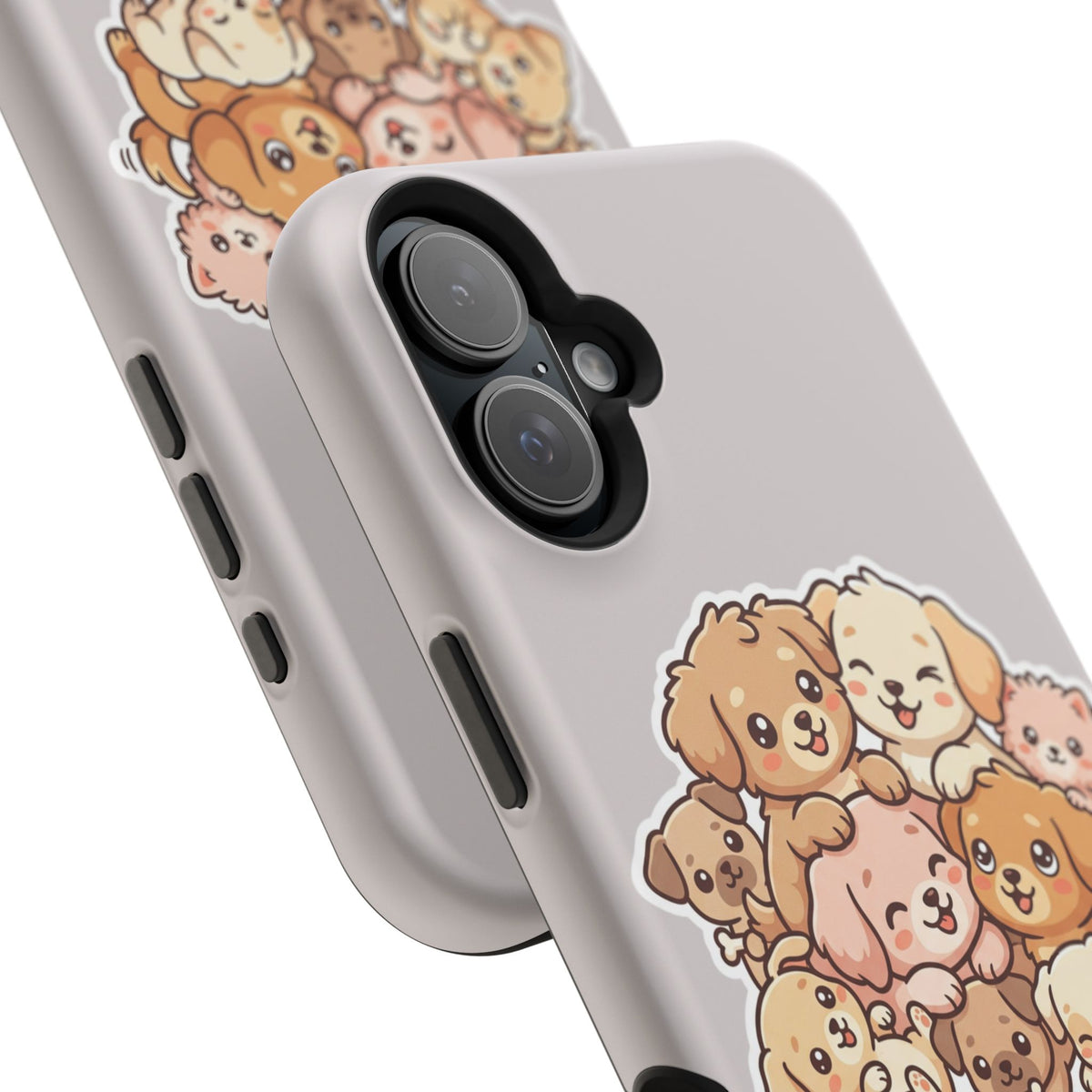Cute Puppy Pile Magnetic Impact-Resistant Phone Case