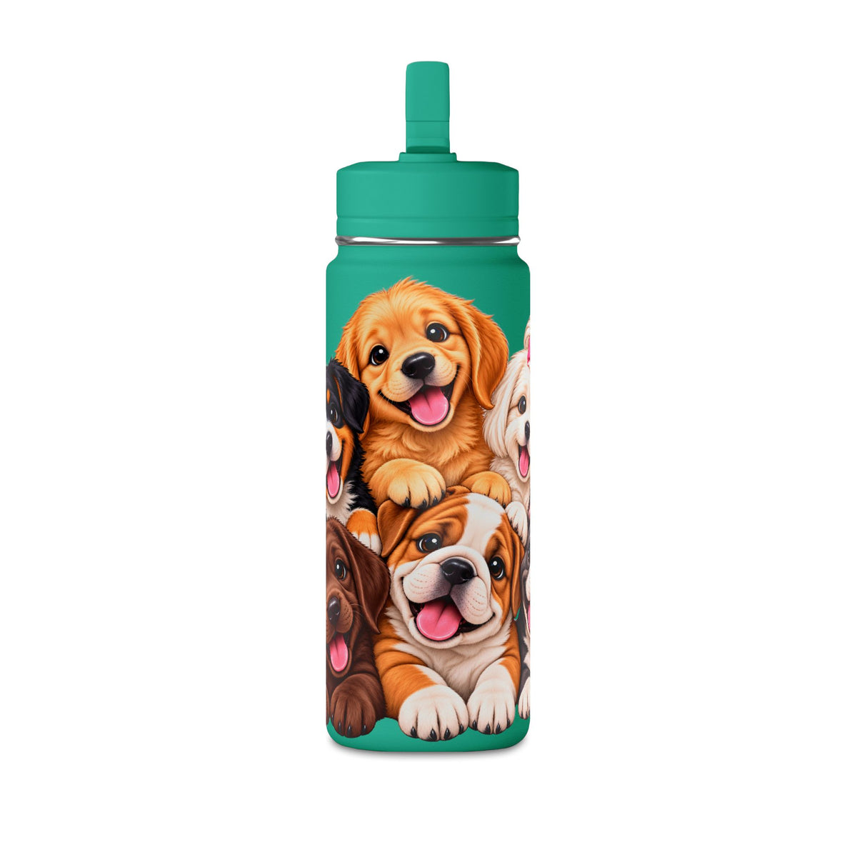 Dog Lover Water Bottle – 20oz Puppy Pack Design
