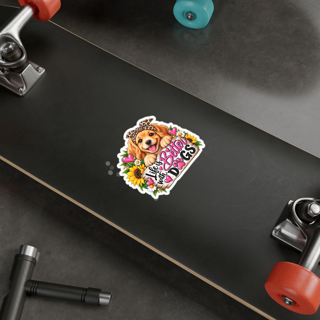 Life Is Better With Dogs Vinyl Decals