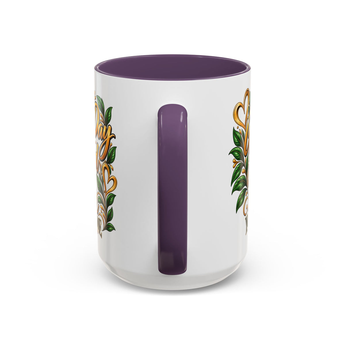 Accent Coffee Mug — "It's a Good Day to Be Proud of How Far You’ve Come" Inspirational Ceramic Mug
