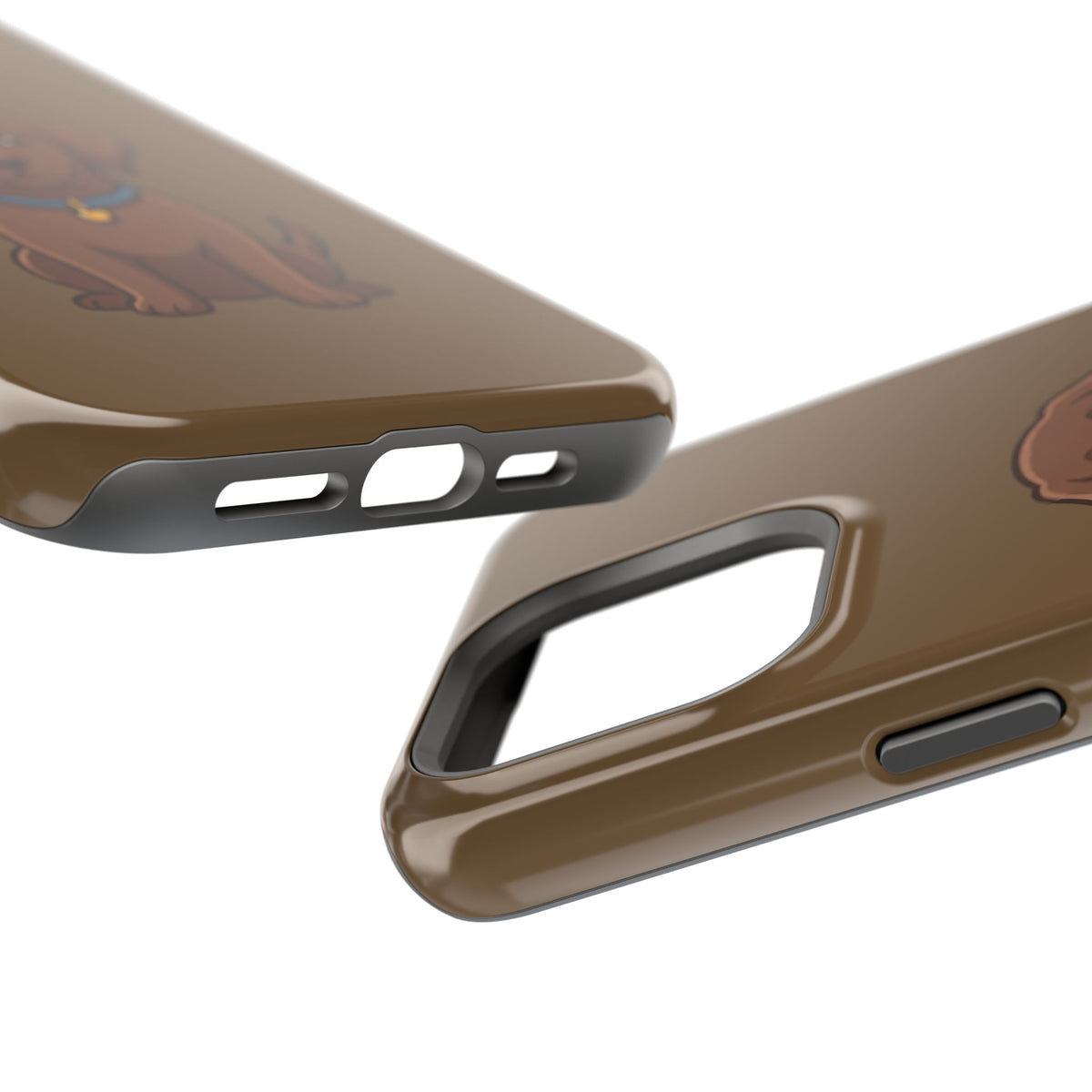 Chocolate Labrador Phone Case — Cute Dog Impact‑Resistant iPhone Cover